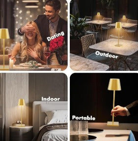 🔥 Lámpara LED Recargable USB de Luz Cálida – Portátil, Regulable y de Alta Eficiencia Energética